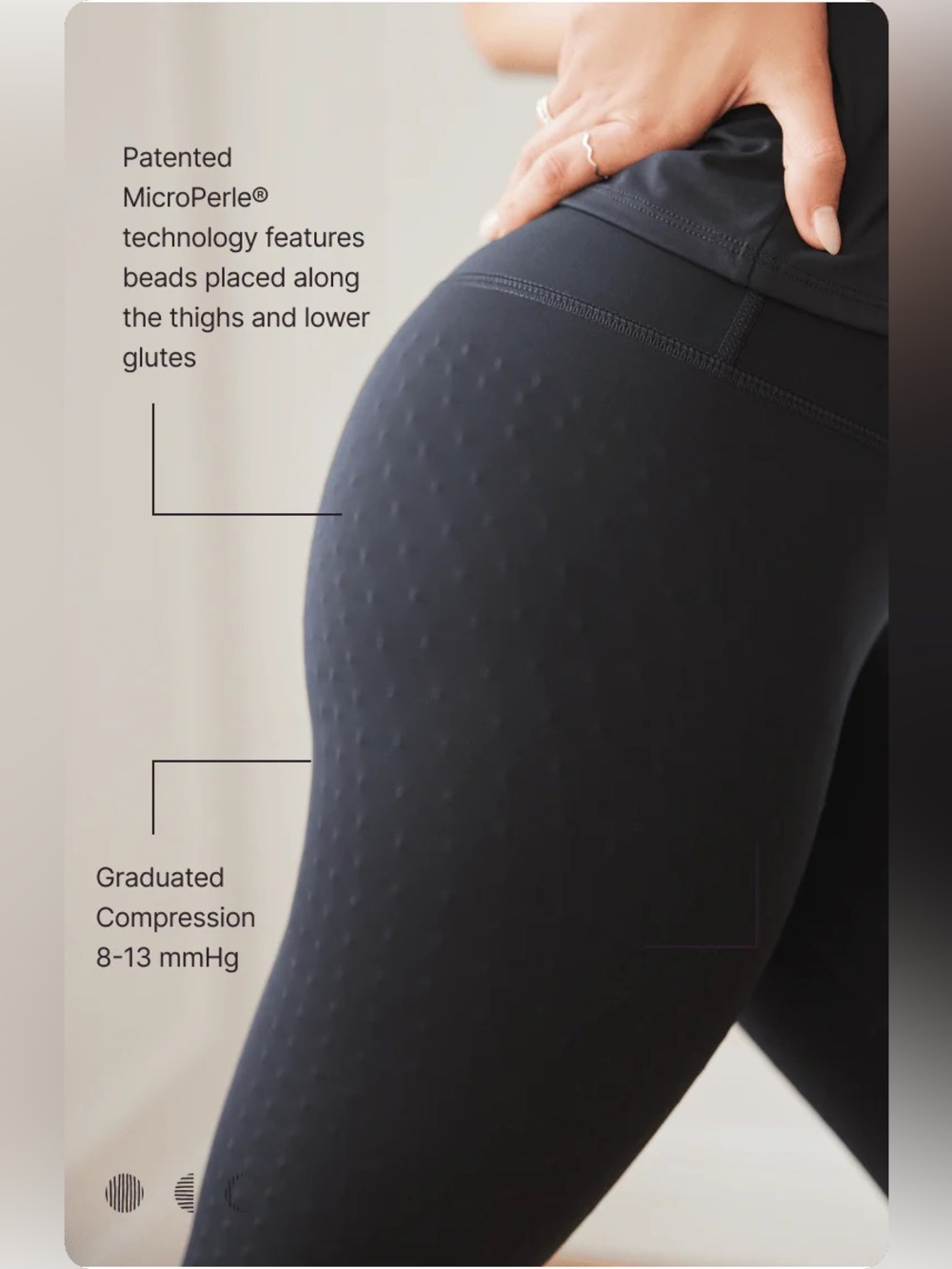 Elastique L'Original Lymphatic Compression Leggings in Black/Noir